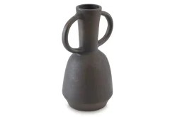 Mor Furniture Vases|Aadeen Small Vase In Distressed Brown