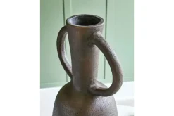 Mor Furniture Vases|Aadeen Small Vase In Distressed Brown