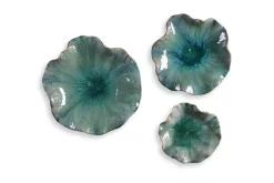 Mor Furniture Wall Art & Accents|Abella Ceramic Wall Art In Blue, Set Of 3