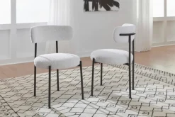 Mor Furniture Seating For 4|Dining Room Sets|Aere Dining Table & 4 Chairs In Natural Ash/Ivory
