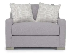 Mor Furniture Chairs|Alice Chair In Bellevue Platinum, Down