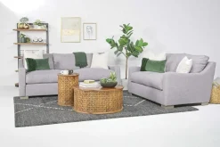 Mor Furniture Loveseats|Alice Loveseat In Bellevue Platinum