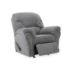 Mor Furniture Recliners|Allmaxx Gliding Recliner In Pewter