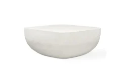 Mor Furniture Outdoor Coffee Tables|Alma Outdoor Square Coffee Table In White