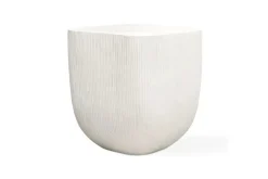 Mor Furniture Outdoor Accent Tables|Alma Outdoor Square End Table In White