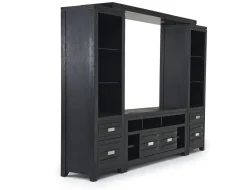 Mor Furniture Tv Stands|Entertainment Centers|Altamonte 4 Piece Entertainment Center In Gray, 70 Inch