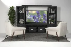 Mor Furniture Tv Stands|Entertainment Centers|Altamonte 4 Piece Entertainment Center In Gray, 70 Inch