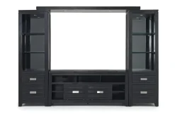 Mor Furniture Tv Stands|Entertainment Centers|Altamonte 4 Piece Entertainment Center In Gray, 70 Inch