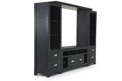 Mor Furniture Tv Stands|Entertainment Centers|Altamonte 4 Piece Entertainment Center In Gray, 70 Inch