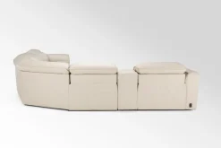Mor Furniture Reclining Sectionals|Sectionals|Amara 6 Piece 2 Power Sectional In Tasmin Granite