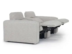 Mor Furniture Loveseats|Reclining Loveseats|Amara 2 Power Console Loveseat In Tasmin Granite