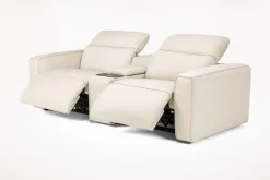 Mor Furniture Loveseats|Reclining Loveseats|Amara 2 Power Console Loveseat In Tasmin Granite