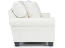 Mor Furniture Loveseats|Amelia Crypton Performance Loveseat In Nomad Snow, Down