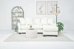 Mor Furniture Sofas|Amelia Crypton Performance Sofa Chaise In Nomad Snow, Down