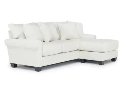 Mor Furniture Sofas|Amelia Crypton Performance Sofa Chaise In Nomad Snow, Down