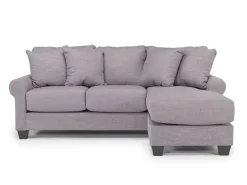 Mor Furniture Sofas|Amelia Crypton Performance Sofa Chaise In Nomad Snow, Down