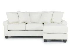 Mor Furniture Sofas|Amelia Crypton Performance Sofa Chaise In Nomad Snow, Down
