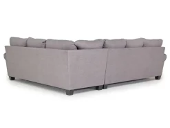 Mor Furniture Sectionals|Amelia Crypton Performance Tux Sofa Sectional In , Left Facing Nomad Slate