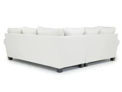 Mor Furniture Sectionals|Amelia Crypton Performance Tux Loveseat Sectional In , Left Facing Nomad Slate