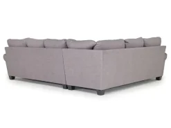 Mor Furniture Sectionals|Amelia Crypton Performance Sofa Chaise Sectional In , Left Facing Nomad Slate