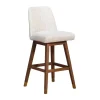 Mor Furniture Barstools|Amelia Swivel Bar Height Stool In Beige