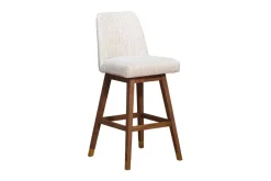 Mor Furniture Barstools|Amelia Swivel Bar Height Stool In Beige