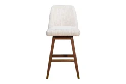 Mor Furniture Barstools|Amelia Swivel Bar Height Stool In Beige