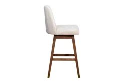 Mor Furniture Barstools|Amelia Swivel Bar Height Stool In Beige