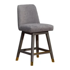 Mor Furniture Counter Height Stools|Barstools|Amelia Swivel Counter Height Stool In Mocha