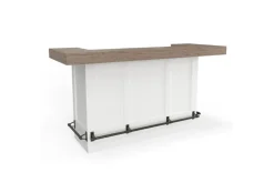Mor Furniture Seating For 2|Dining Room Sets|Americana Bar Height Dining Table & 2 Stools In Cotton