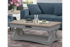 Mor Furniture Coffee Tables|Americana Coffee Table In Gray Blue