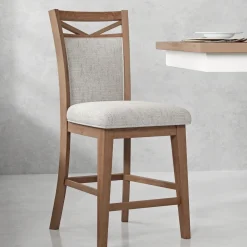 Mor Furniture Dining Chairs|Americana Counter Height Side Chair In Cotton, Set Of 2