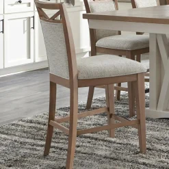 Mor Furniture Dining Chairs|Americana Counter Height Side Chair In Cotton, Set Of 2