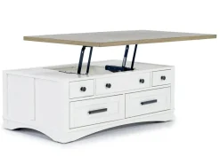 Mor Furniture Coffee Tables|Americana Lift Top Coffee Table In White