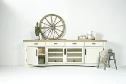 Mor Furniture Media Consoles & Hutches|Tv Stands|Americana Media Console In Gray, 63 Inch Blue