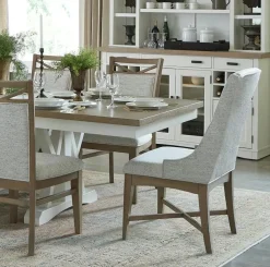 Mor Furniture Dining Chairs|Americana Upholstered Arm Chair In Cotton, Set Of 2
