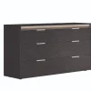 Mor Furniture Dressers & Chests|Amy Dresser W/ Lights In Dark Oak