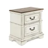 Mor Furniture Nightstands|Anastasia Nightstand In Antique Bisque