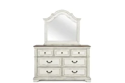 Mor Furniture Bedroom Sets|Anastasia Upholstered Panel Bed, Dresser, Mirror & Nightstand, Queen