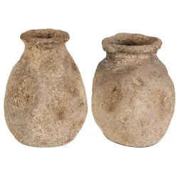 Mor Furniture Vases|Ancient Echos Vase In Brown, Set Of 2