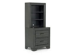 Mor Furniture Bedroom Sets|Andes Wall Bed, Dresser & Mirror In Charcoal, Twin