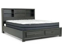 Mor Furniture Bedroom Sets|Andes Wall Bed, Dresser & Mirror In Charcoal, Twin