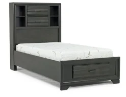 Mor Furniture Beds|Andes Wall Bed In , Twin Charcoal