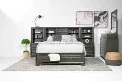 Mor Furniture Beds|Andes Wall Bed In , Twin Charcoal