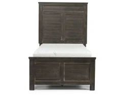 Mor Furniture Bedroom Sets|Andover Panel Bed, Dresser, Mirror & Nightstand In White, Twin