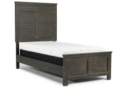 Mor Furniture Bedroom Sets|Andover Panel Bed, Dresser, Mirror & Nightstand In White, Twin