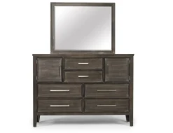 Mor Furniture Bedroom Sets|Andover Panel Bed, Dresser, Mirror & Nightstand In White, Twin