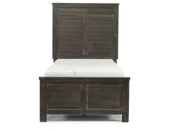 Mor Furniture Beds|Andover Panel Bed In White, Twin