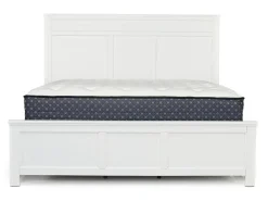 Mor Furniture Beds|Andover Panel Bed In White, Twin
