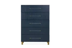 Mor Furniture Dressers & Chests|Argento Chest In Navy Blue